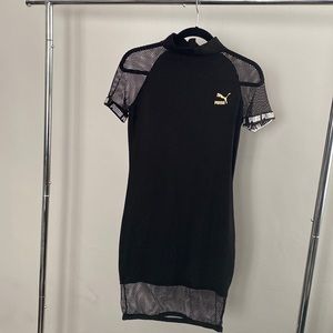 Puma mesh midi dress